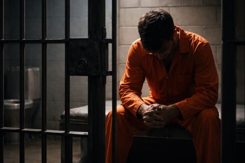Behind bars in solitude
